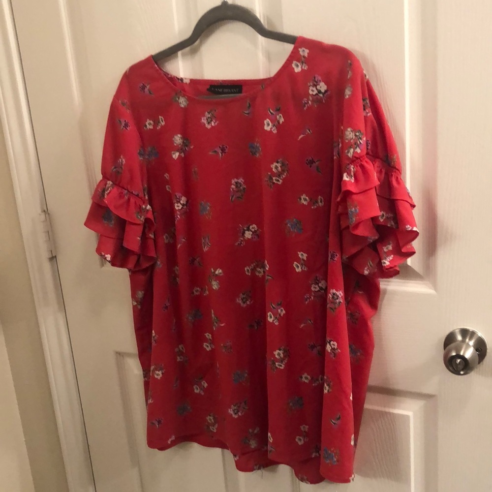 Lane Bryant floral blouse